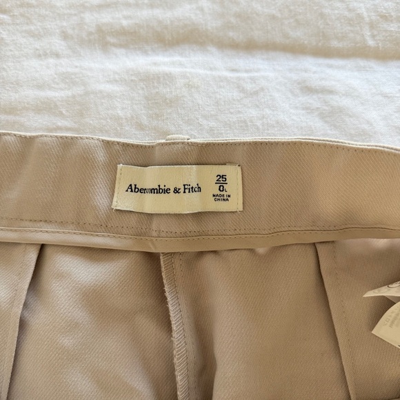 NWOT A&F Sloane Tailored Pant in Light Taupe Women's Pants - 0 / 25 Long - Picture 4 of 12